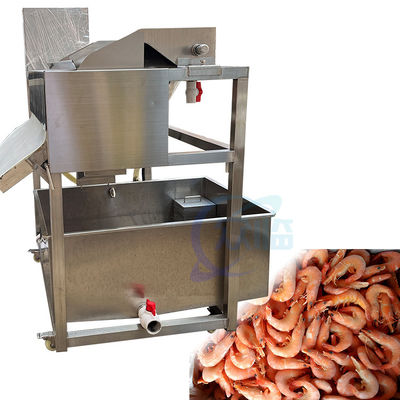 Harga yang bagus Mesin pembersih dan pemisah puing-puing udang, mesin pembersih roller rambut udang on line