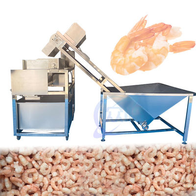 Mesin pembersih dan mengangkat udang, pemisah cangkang udang, cangkang udang dan mesin pemotong rambut