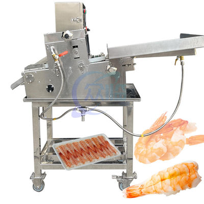 Harga yang bagus Mesin Pemotong Udang Semi Otomatis Pemotong Perut Udang Sushi Pemotong Udang on line