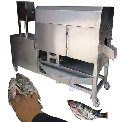 Harga yang bagus Mesin pembersih perut dan punggung ikan Mesin pemotong dan pembersih ikan on line