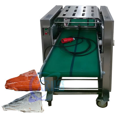 Harga yang bagus Lini Produksi Lini Pengolahan Ikan Peralatan pemotongan kulit ikan Mesin pengupas ikan stainless steel lini pengolahan ikan on line