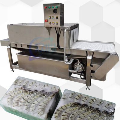 Harga yang bagus Lini produksi pabrik pengolahan ikan dan udang baki pencairan baja tahan karat pemisah baki pembekuan udang on line