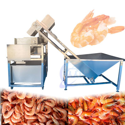 Harga yang bagus Pemisahan Pengotor Udang Mesin Pencuci Udang mesin penyaring kulit udang on line