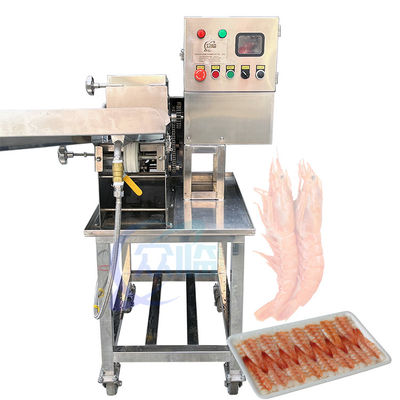 Harga yang bagus Semi-otomatis Sushi Shrimp Belly Cutting Machine Sushi Shrimp Cutter on line