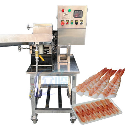 Mesin Pengolah Udang Akuatik Presisi Tinggi Mesin Pemotong Udang Sushi