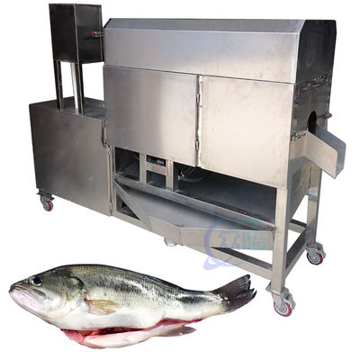 Jalur produksi pengolahan ikan sepenuhnya otomatis Pembersihan usus ikan rumput karp, karp, ikan mandarin, perch dan ikan lainnya