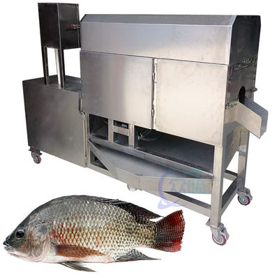 Mesin Pembunuh Ikan Stainless Steel untuk Industri Ikan Di Dalam Mesin Pembersih Jeroan Mesin Talang Ikan Bigh Kecil
