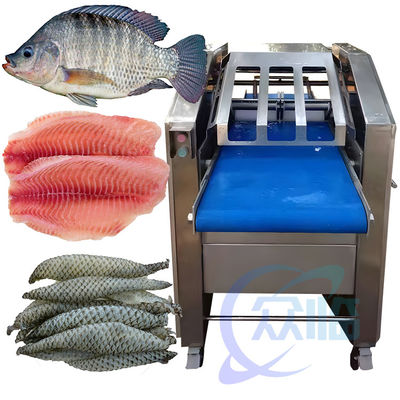 Harga yang bagus 20-30pcs/Min Mesin Penghilang Kulit Ikan Multipurpose Salmon Peeling Machine on line