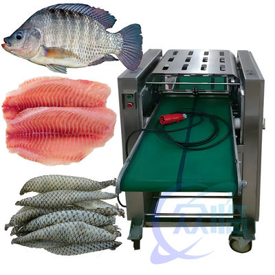 50Hz 3P Mesin Pembersih Kulit Ikan Anti Korosi 300-400KG/H