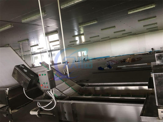 Harga yang bagus Peralatan pengolahan makanan laut dari stainless steel pengatur kecepatan ikan dan udang pembersih gelembung tekanan tinggi on line