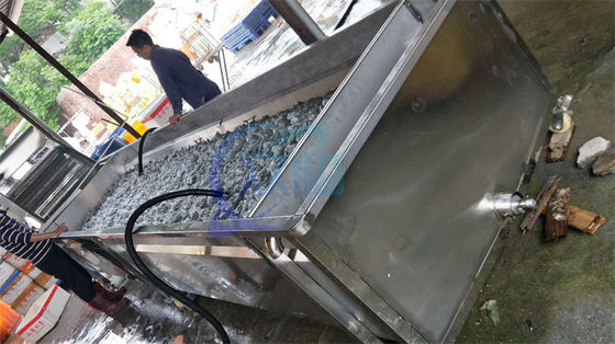 Harga yang bagus Mesin pembersih gelembung seafood otomatis penuh jalur pemrosesan pembersih makanan mesin pembersih cangkang multifungsi on line