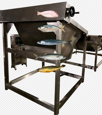 Empat Gaya Otomatis Sorting Line Ikan Dan Ukuran Mackerel Line Dengan 5-10T / H