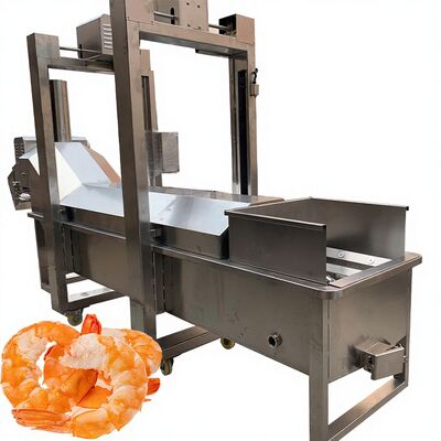 Harga yang bagus Mesin Memasak Udang Industri Tahan Lama 3,7KW untuk Pengolahan Makanan Laut Zolim Seafood Cooker Steam Cooking Tunnel untuk Makanan Laut on line