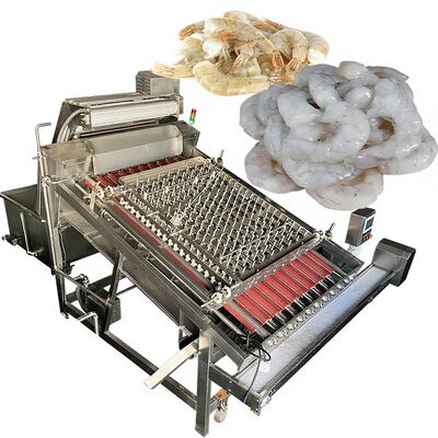 Harga yang bagus Sistem Pengelupasan Udang Praktis 3KW Multifungsi untuk Mesin Pengelupasan Udang Zolim Udang Pengelupasan Lini Udang Pengelupasan on line