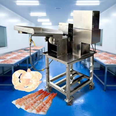 Harga yang bagus Mesin Pemotong Udang Cerdas SUS304 Anti Korosi Peralatan Pemotongan Udang Sertifikasi CE Sushi Pemotong Udang untuk Makanan Laut on line