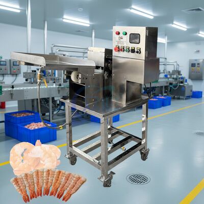 Harga yang bagus Zolim Mesin Pemotong Udang Otomatis Stainless Steel 304 Sushi Udang Pemotong Sertifikasi CE Sushi Udang Pemotong Udang Mesin on line