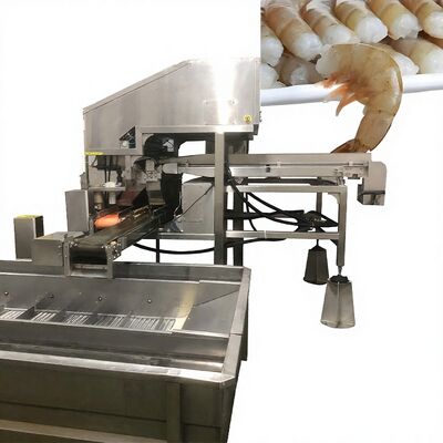 Harga yang bagus CE Industrial Shrimp Processing Unit Multifungsi untuk Head Removing Shrimp Deheading System Prawn Deheading Line Prawn Header on line