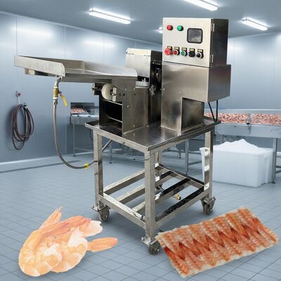Harga yang bagus High Stable Automatic Shrimp Cutter Multifunctional Shrimp Cutting Machine Stainless Steel 304 Shrimp Cutting Machine untuk Makanan Laut on line