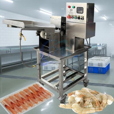 Harga yang bagus Sertifikasi CE Mesin Pemotong Udang Sushi Mesin Pengolahan Udang Multifungsi Mesin Pengupas Udang 380V on line