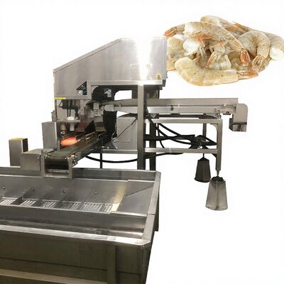 Harga yang bagus Stabil 380V Zolim Automatic Seafood Processing Plant Multipurpose Shrimp Deheading Line System Shrimp Head Remover 1000-1500kg/h on line