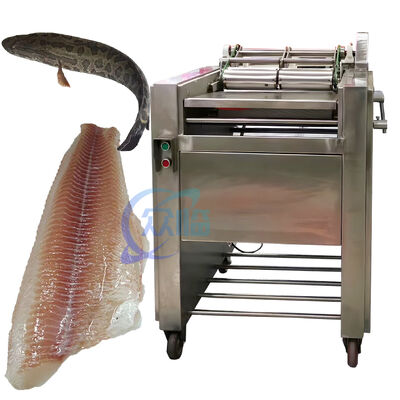 Harga yang bagus Mesin pengupas ikan semi-otomatis pengolah ikan dan lini produksi pengupas mesin pengupas listrik on line
