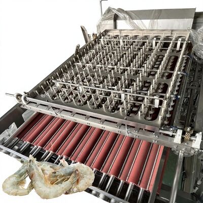 Harga yang bagus Pengupas Udang Buatan Tiongkok 380V Pemisah Kulit Udang Mesin Penghilang Cangkang Udang Dalam Produksi Udang Penghilang Cangkang Udang on line