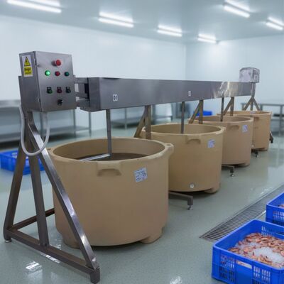 Harga yang bagus Blender Perendaman Udang Mesin Pengolah Udang Mixer Perendaman Mixer Barel Isolasi Perendaman Fillet Mixer Udang Otomatis on line